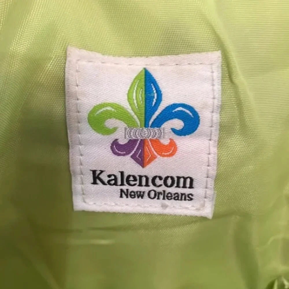 Kalencom New Orleans diaper messenger bag changing mat zipper pouch paisley